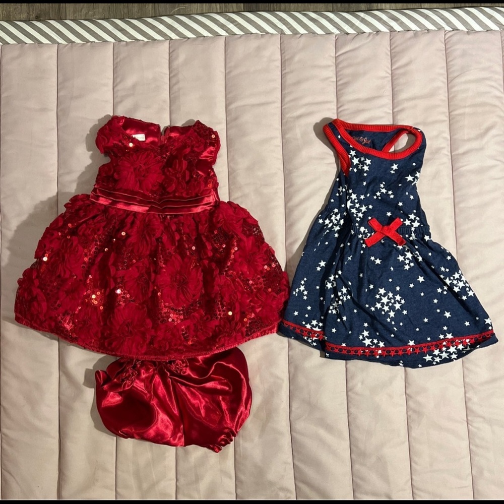 Baby girls 18months dress bundle